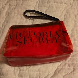 Victoria's Secret Red Cosmetic Bag